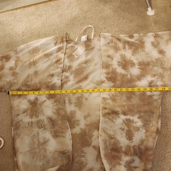 Boho Tie Dye Kimono Duster - Picture 5 of 5